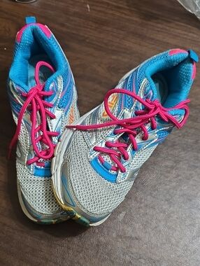 Fila Women's Athletic Sneakers in Blue and Pink